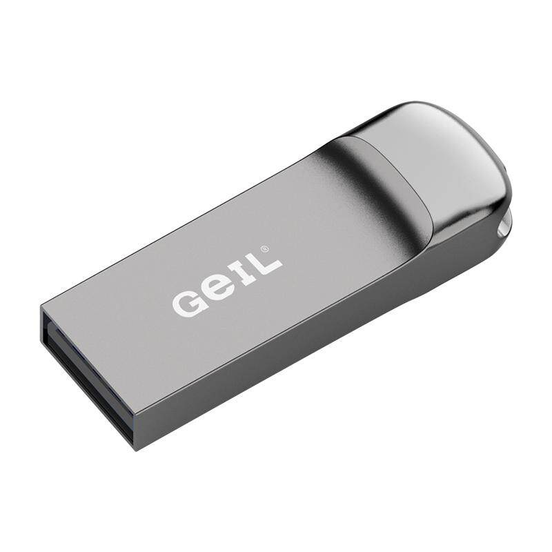 GeIL金邦GS60优盘金属u盘32G迷你车载电脑USB投标16G办公商务64G