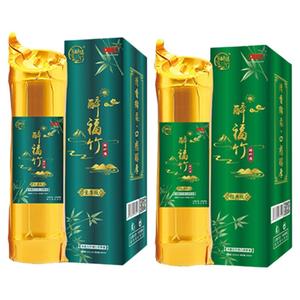 醉福竹原生态竹筒酒52度清香型江西特产竹筒酒真空包装礼盒装送礼