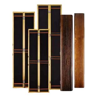 拉丝桐木漂盒大容量实木鱼漂盒加长多层浮漂盒渔具空漂盒子线盒