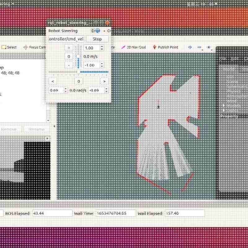 SLAM算法仿真hector算法gmapping建图cartographer turtlebot3