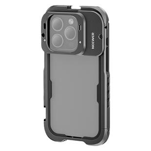 NEEWER纽尔兔笼适用iPhone15Pro手机稳定器支架苹果手机兔笼横竖拍助拍器视频照片拍摄补光灯滤镜兔笼套装