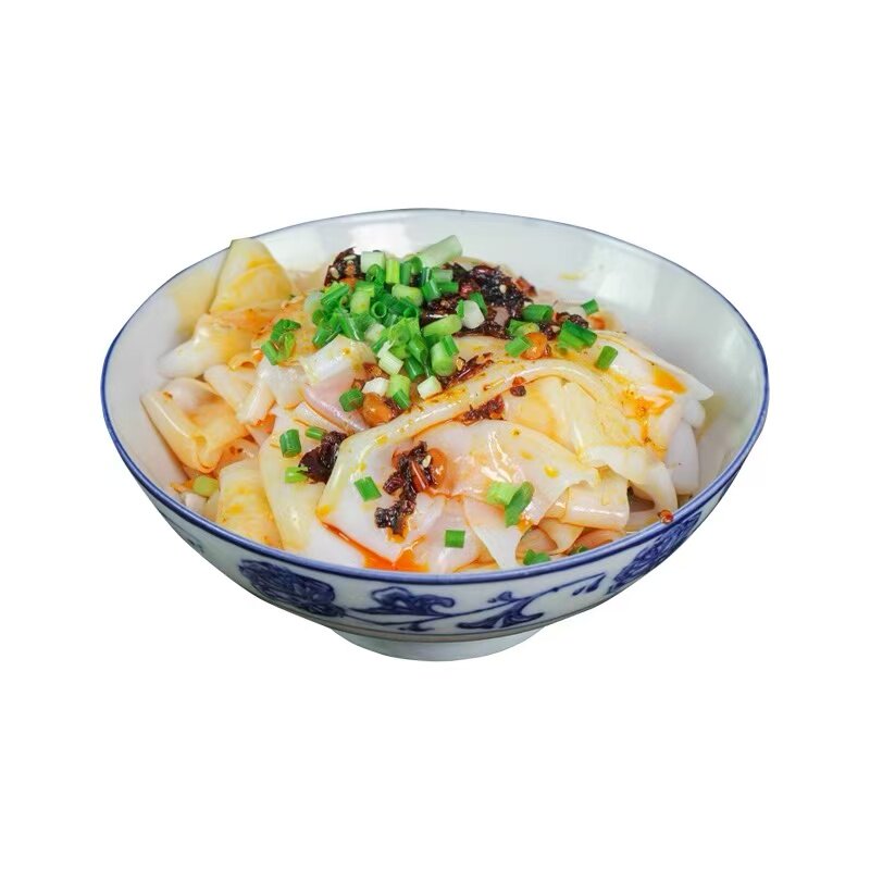贵州特产凉米皮袋装即食Q弹爽滑开袋即食方便米粉500g