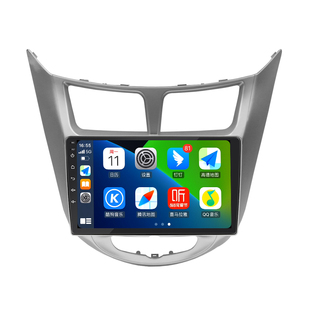 适用现代瑞纳瑞奕中控显示大屏改装安卓汽车载倒车影像导航一体机