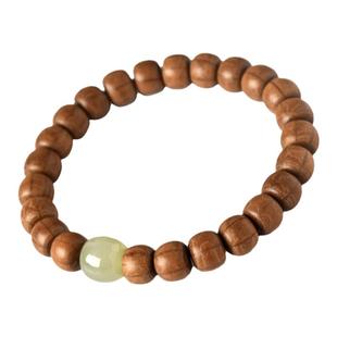 东海世家老料六道木手串男女老型和田玉隔珠手链佛珠手持文玩饰品