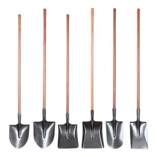 德国品质铁锹农用锰钢加厚园艺挖土铁铲铁锨户外挖树大号铲子铁楸