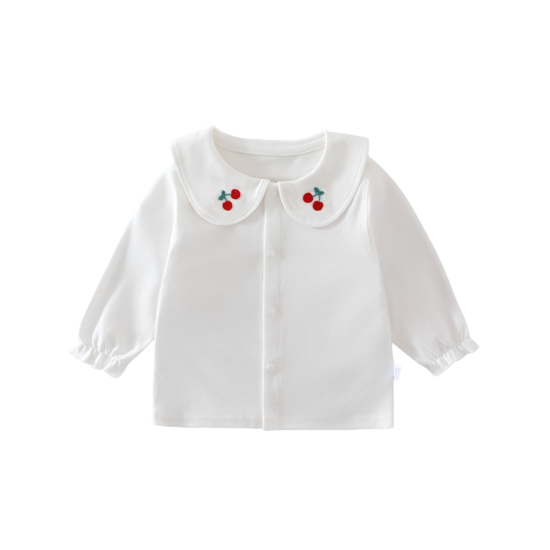 【2折专区】折扣店撤柜 宝宝衣服秋季打底衫婴儿衬衣娃娃领衬衫