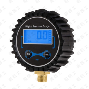 极路士数字压力表头数显表轮胎充气表头0.1PSI精确测量纺织机测压