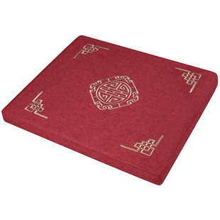 新中式红木椅子坐垫实木座垫沙发垫太师椅餐椅圈椅垫茶桌椅凳垫子