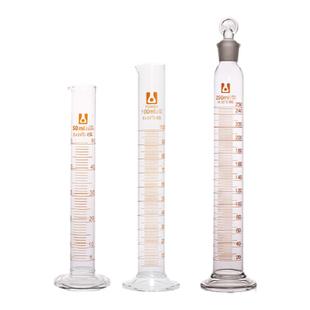 玻璃量筒具塞量入式量筒带刻度量出式精准小量筒天玻欣维尔100/200/500/1000/5000ml实验室量杯