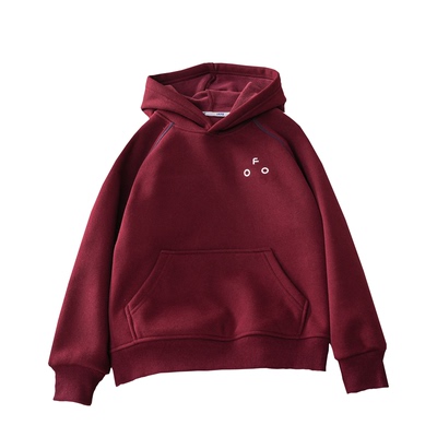 男女童加绒卫衣秋冬款中大童绒衫