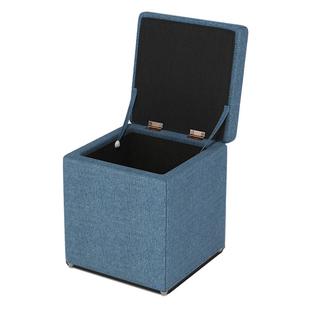 换鞋凳家用实木储物凳门口收纳方凳床尾收纳箱服装店试衣间穿鞋凳