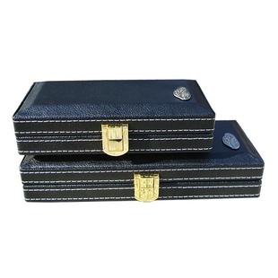 唢呐哨片盒实木乌木花梨哨盒皮革专业叫子收纳盒管子配件盒