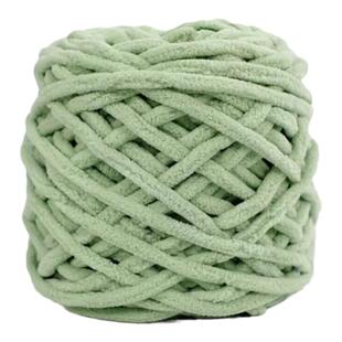 冰条粗毛线编织线钩鞋的毛线二两团手编勾鞋毛线手工拖鞋底包邮