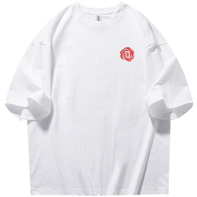 体育刺绣美式篮球短袖t恤