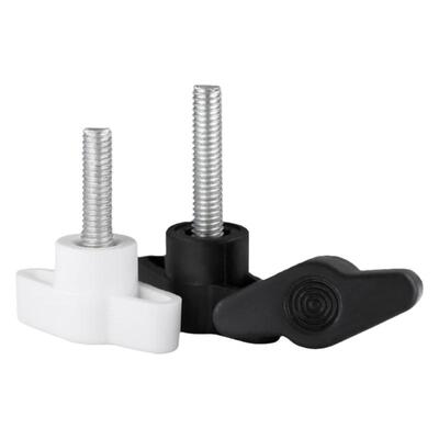 一字手拧螺丝304不锈钢Z型手柄螺钉黑白塑料T型旋钮把手螺栓M4-M8