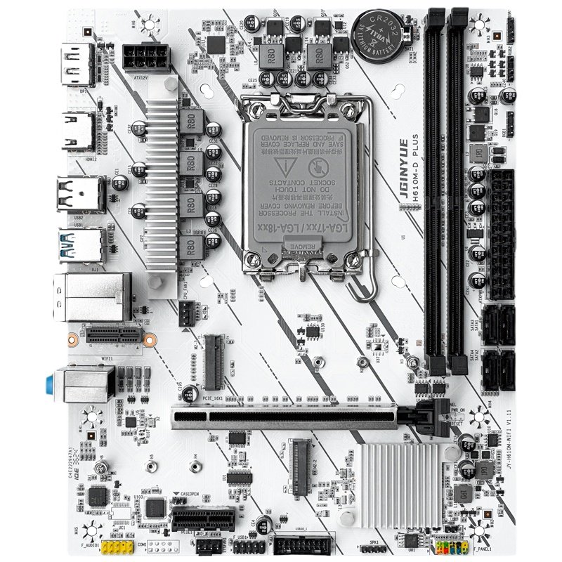 精粤h610主板DDR4主板12代1700针