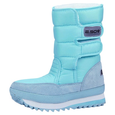 雪地靴女冬防水防滑中筒靴