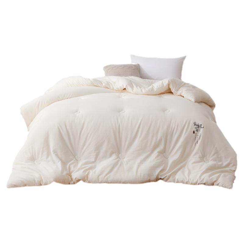 自然醒A类母婴级生机原棉大豆纤维被子加厚保暖冬被春秋被棉被芯