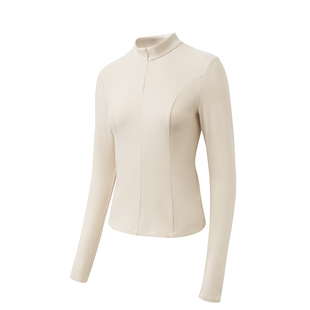 小野和子半拉链打底衫女保暖内搭加厚冬新款高领修身长袖T恤上衣