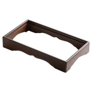 实木电茶炉边框框架子20*37cm嵌入式茶台桌摆电磁炉支架框底座