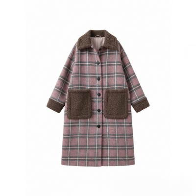 胖mm大码高级感洋气百搭呢大衣女