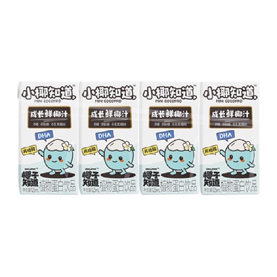 椰子知道儿童0糖鲜椰汁