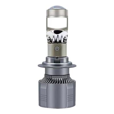 汽车H7H11自带双光透镜激光LED大灯改装超亮灯泡H4远近一体12 24V