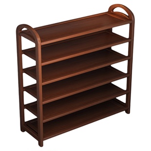 中古风鞋架多层家用门口简易鞋子收纳架轻奢高级感室内鞋柜置物架