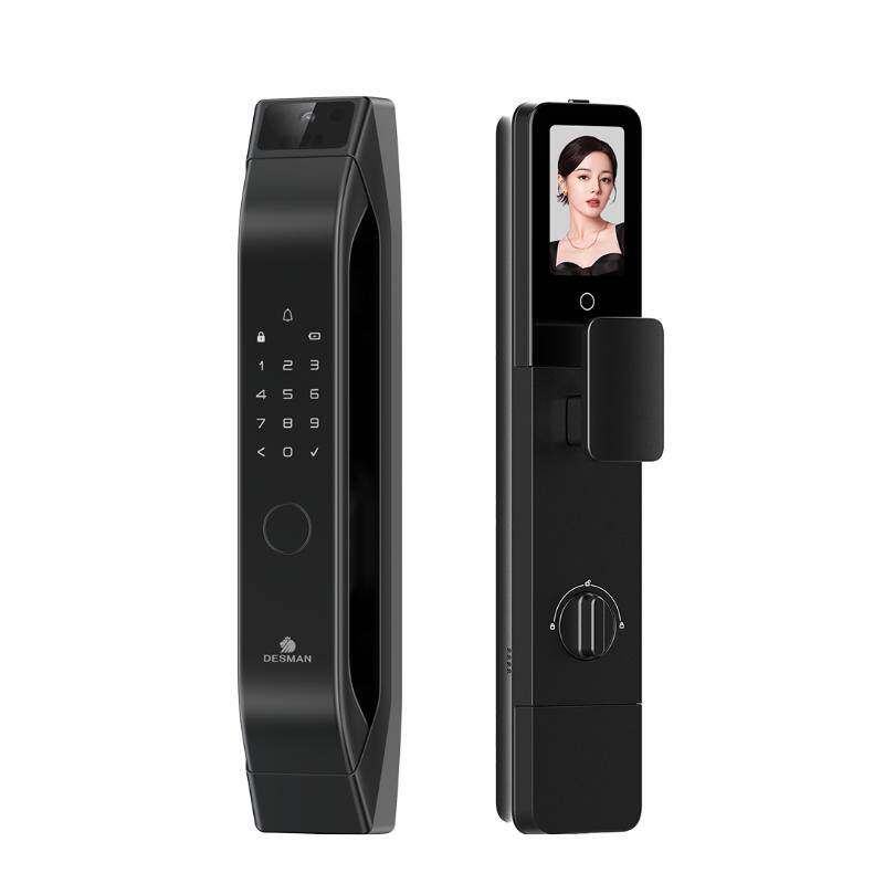 德施曼智能门锁人脸识别猫眼大屏家用密码指纹锁Q5FPro（双摄Ai）