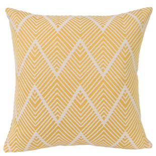 三角纹沙发抱枕日式客厅靠垫不含芯床头大靠枕套可拆洗方形靠背垫