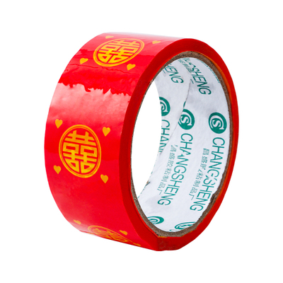 婚礼红色双喜喜字封箱胶带