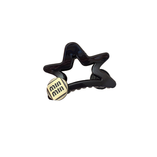 优雅五角星金标高马尾抓夹女高级感头饰半扎发鲨鱼夹发夹后脑勺女