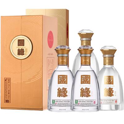 今世缘对开42度+52度白酒