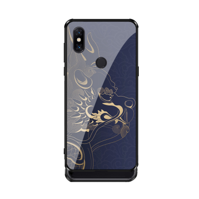 小米mix3钢化玻璃滑盖全包保护套