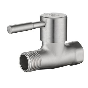 新款角阀水龙头304不锈钢直通阀4分明装管内外丝螺纹快开关阀门