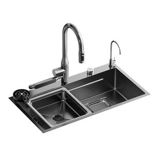 unaxi-X60pro水槽大单槽304不锈钢洗菜盆厨房加厚水池纳米洗碗槽