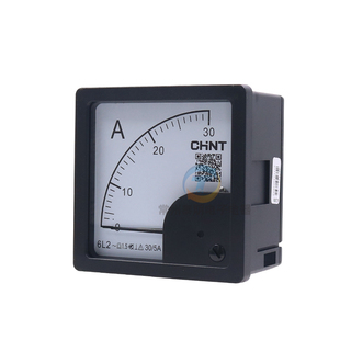 正泰指针式单相220三相380电流A电压450V测6L2交流机械表头伏100A