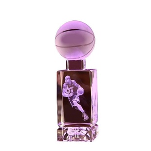 送爱打篮球男生发光生日礼物水晶球灯科比纪念品手办奖杯摆件礼品