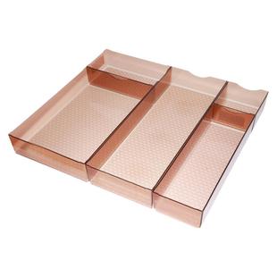 日式厨房抽屉收纳盒内置分隔筷子刀叉餐具整理小盒子塑料分格神器