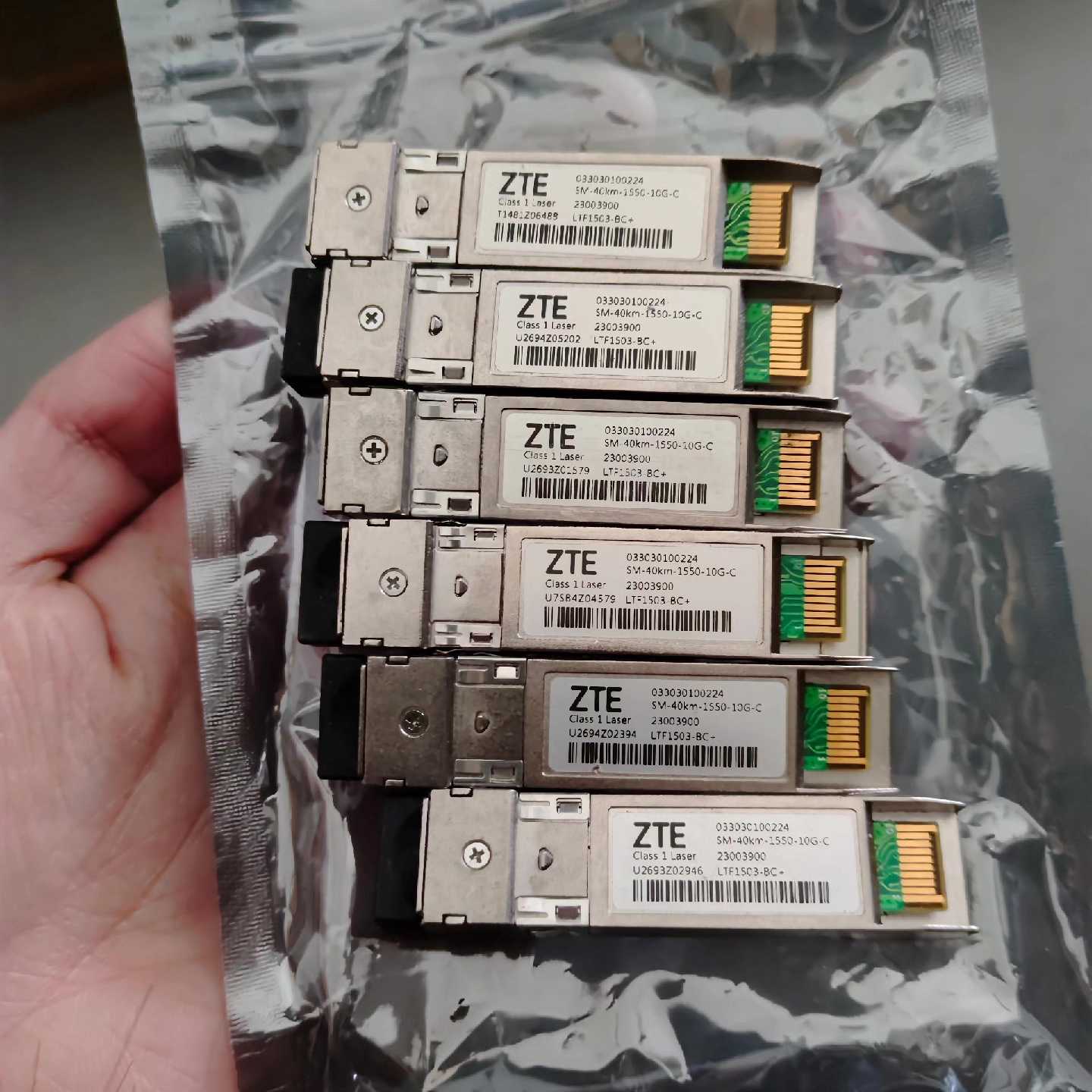 议价ZTE中兴光模块033030100224SM40KM可维修