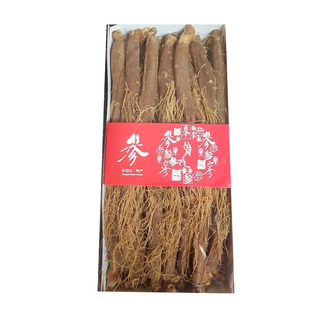 长白山参韵人参8年无糖红参优整枝味浓新鲜大参500克非白参林下参