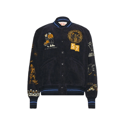 [冬季新品]Samuel Zelig 学院风夹克 蓝色REVOLVE小众新冬季保暖