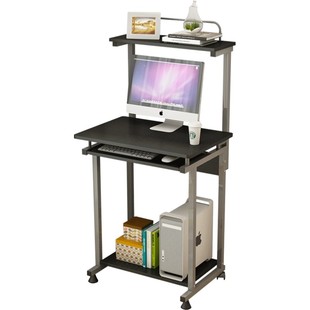 电脑桌台式家用简约经济型学生卧室书架书桌组合省空间简易小桌子