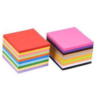 15cm正方形彩色手工纸单色折纸彩纸大红 深绿 金黄 天蓝 粉色批发