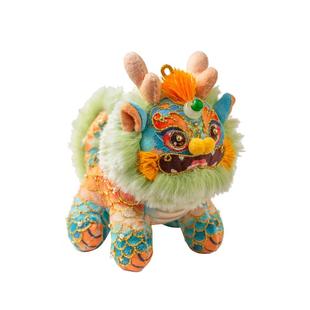 放羊班水麒麟香囊刺绣diy手工材料包中国非遗玩偶车挂件随身礼物