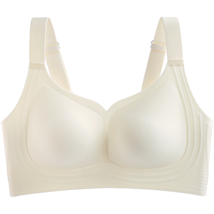 无痕内衣女薄款大胸显小胸云感软支撑防震聚拢收副乳防下垂文胸罩