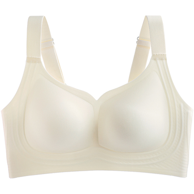 内衣女大胸显小云感软支撑防下垂