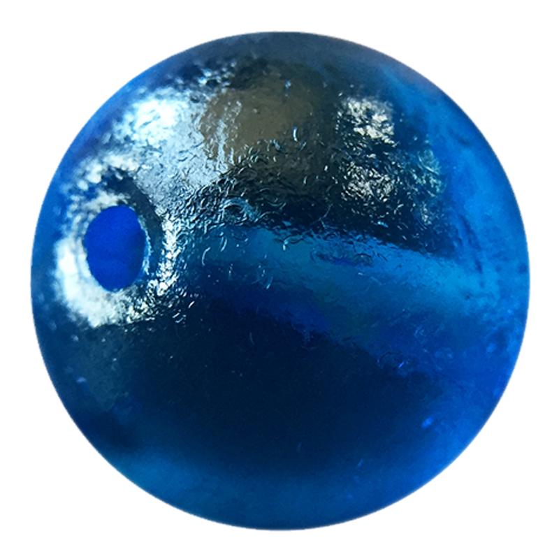 diy宫廷御用孔雀蓝手串老琉璃