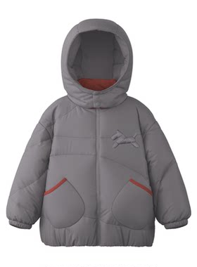 papa爬爬冬季儿童羽绒服三防外套