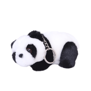 正版pandaway熊猫基地毛绒玩具娃娃公仔钱包挂件女生出国生日礼物